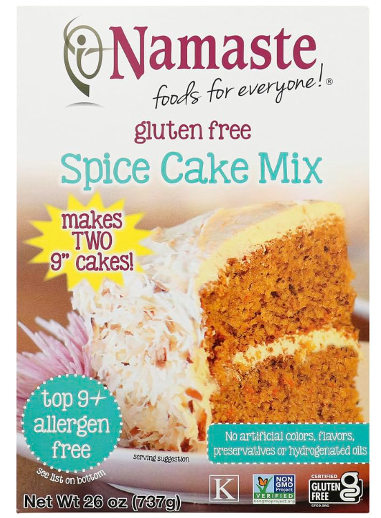 Namaste Spice Cake Mix (Makes 2 cakes) (CGF)