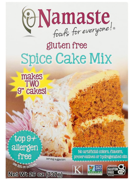 Namaste Spice Cake Mix (Makes 2 cakes) (CGF)