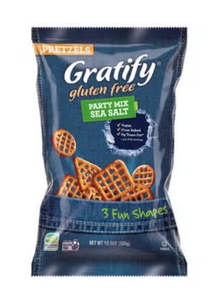 Gratify Gluten Free Pretzel Party Mix- Sea Salt (CGF)