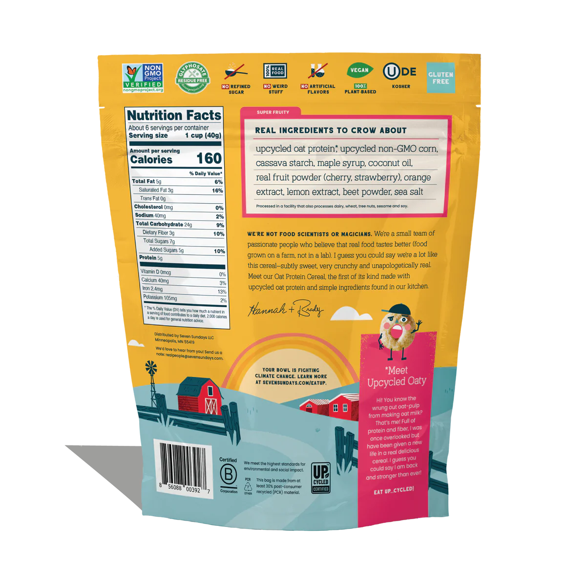 Seven Sundays Gluten Free Oat Super Fruity Protein Cereal