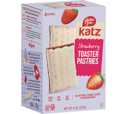 Katz Gluten Free Strawberry Toaster Pastries (CGF)
