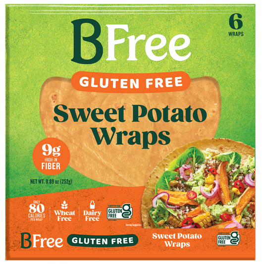 BFree Gluten Free 9" Sweet Potato Wraps (CGF)