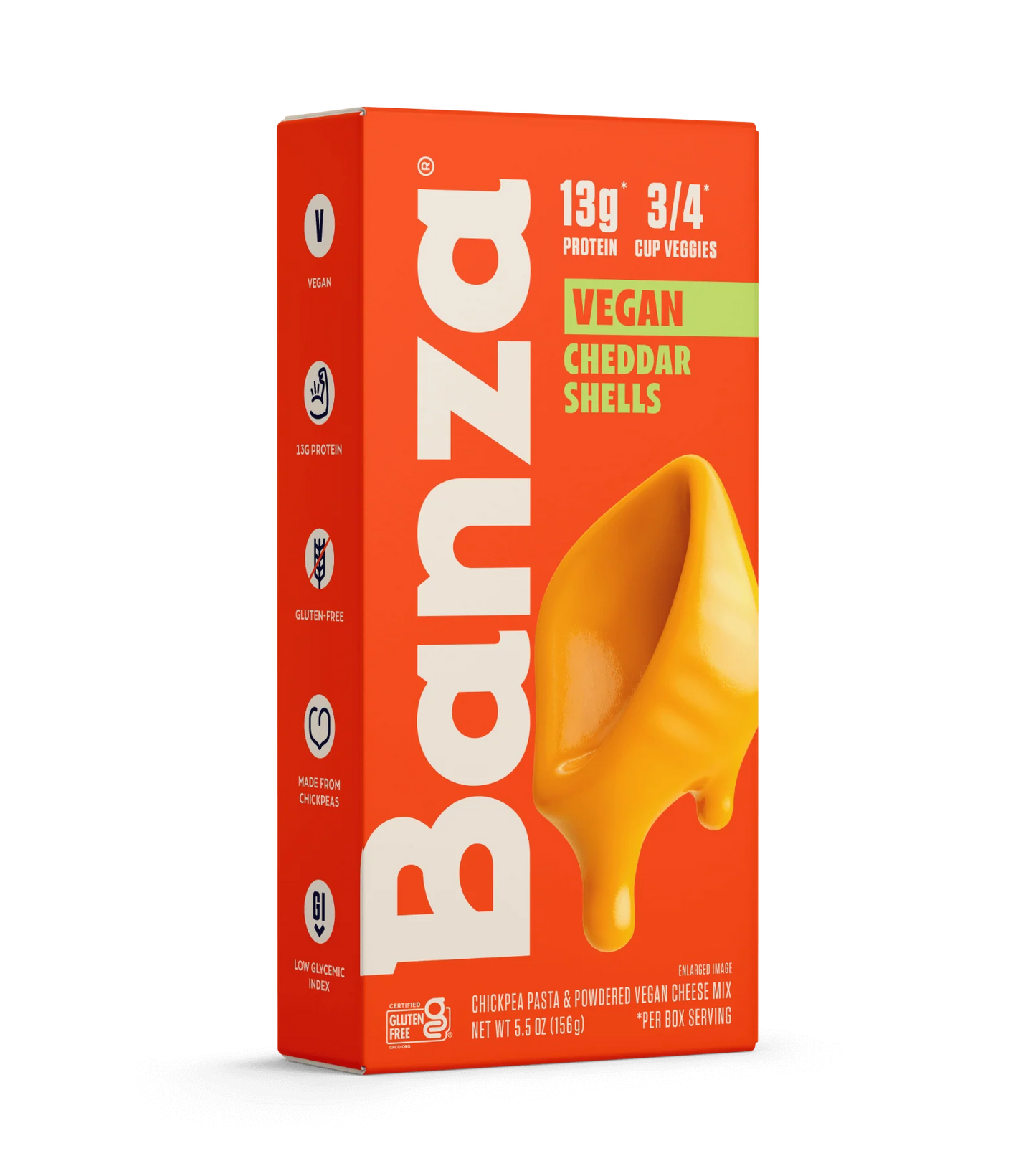 Banza Gluten Free Vegan Cheddar Shells and Cheese