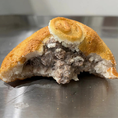 Gluten Free "The Philly" Pretzoli (Philly Cheesesteak Filled Pretzel) with Salt- 2 per pack
