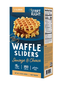 Start Right Gluten Free Sausage and Cheese Sliders
