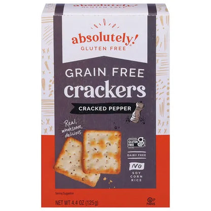 Absolutely Gluten Free Cracked Pepper Crackers (CGF)